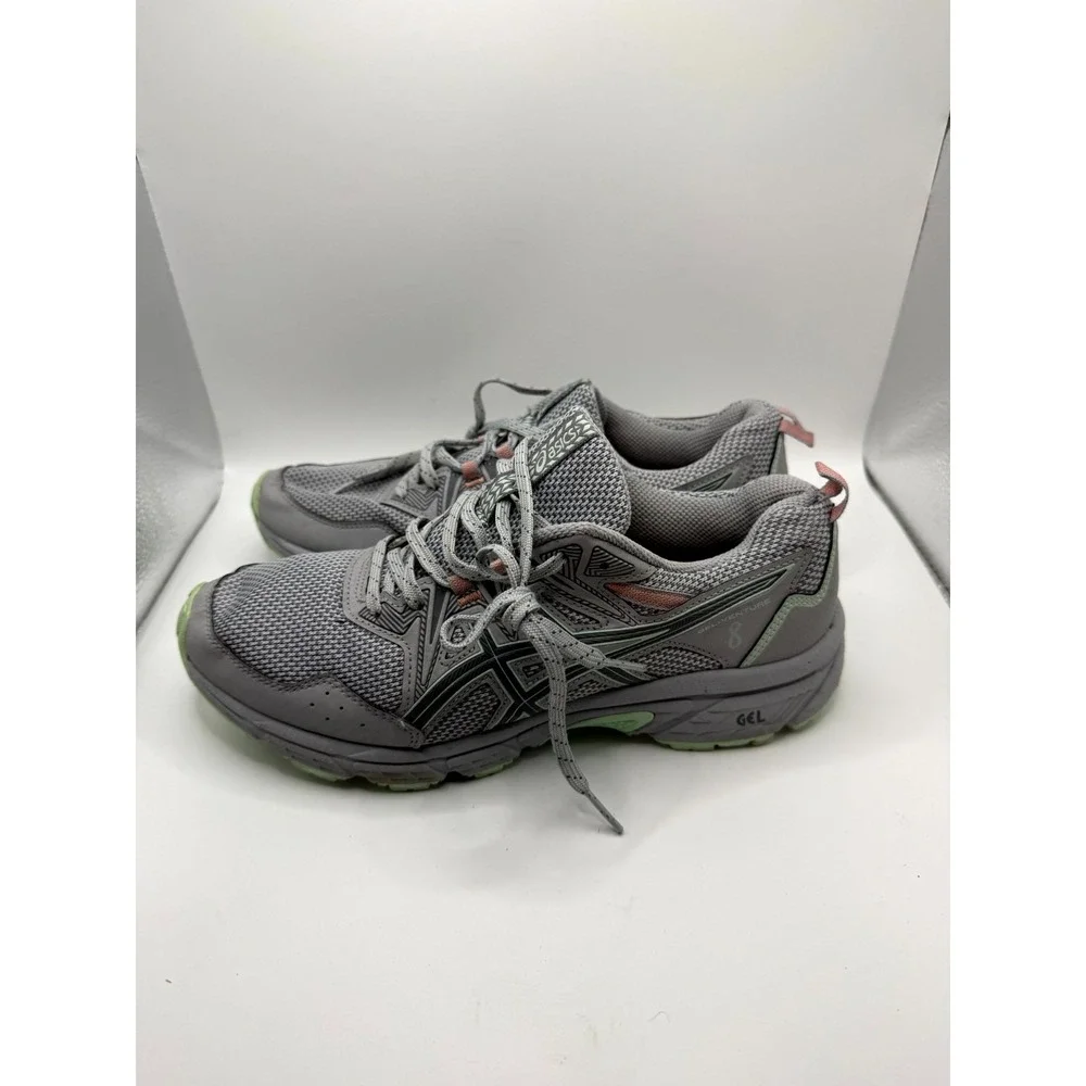 ASICS Gel-Venture 8 1012B230 Womens 9 Sneaker Piedmont Gray Mesh‎ Running Shoes